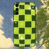 Checkerboard Checked Chess Board Phone Case For Samsung S25,S24,S21,S22,S23,S30,Ultra,S20,Plus,Fe,Lite,Note,10,9,5G Black Cover