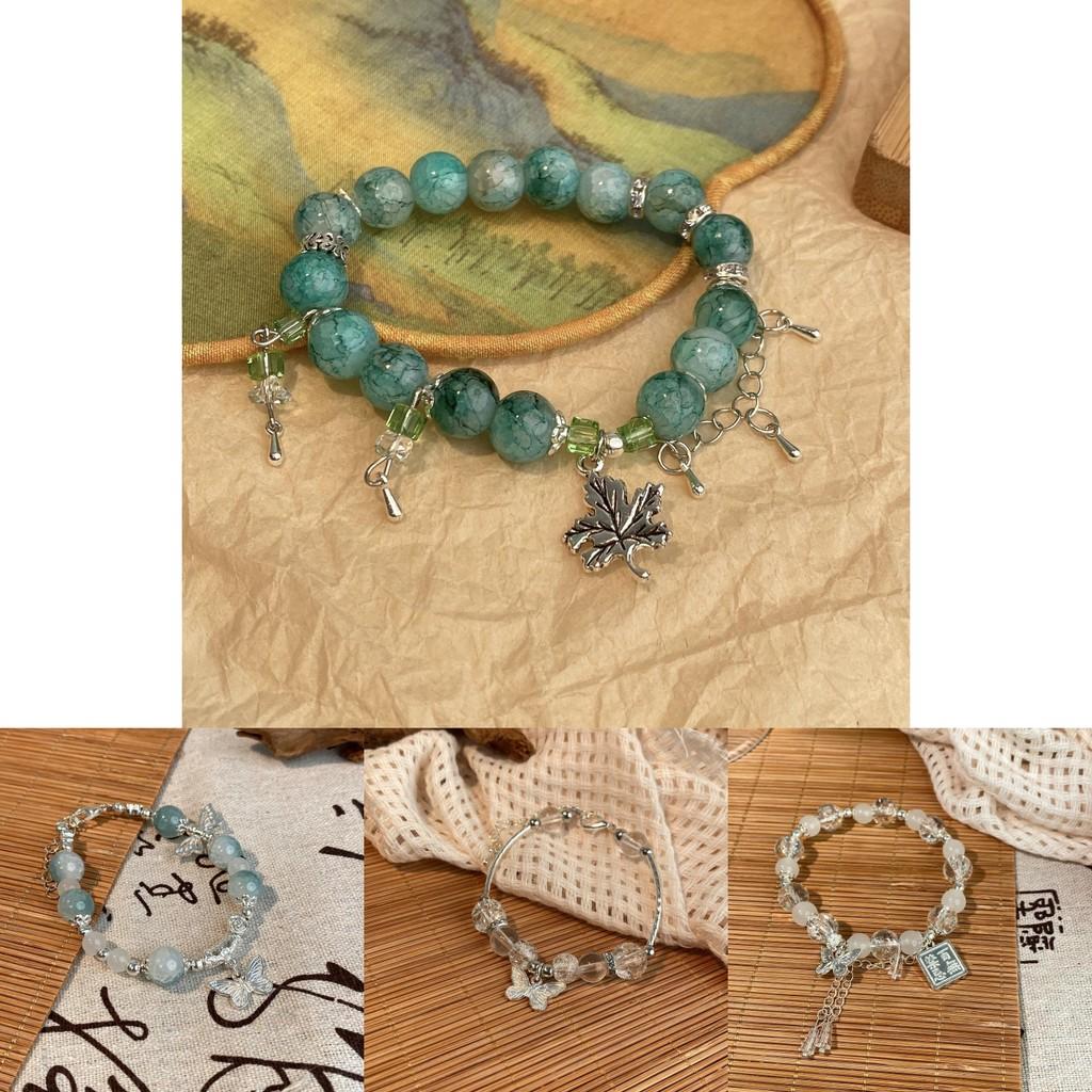 Style Deluxe Fairy Beaded Bracelet For Women Elegant Electroplated Alloy Jewelry