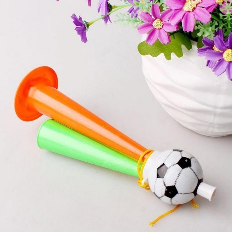 Sprots Koncerty Mistrovství světa Trubka Hračka Plastový Fotbaloví fanoušci Povzbuzující roh