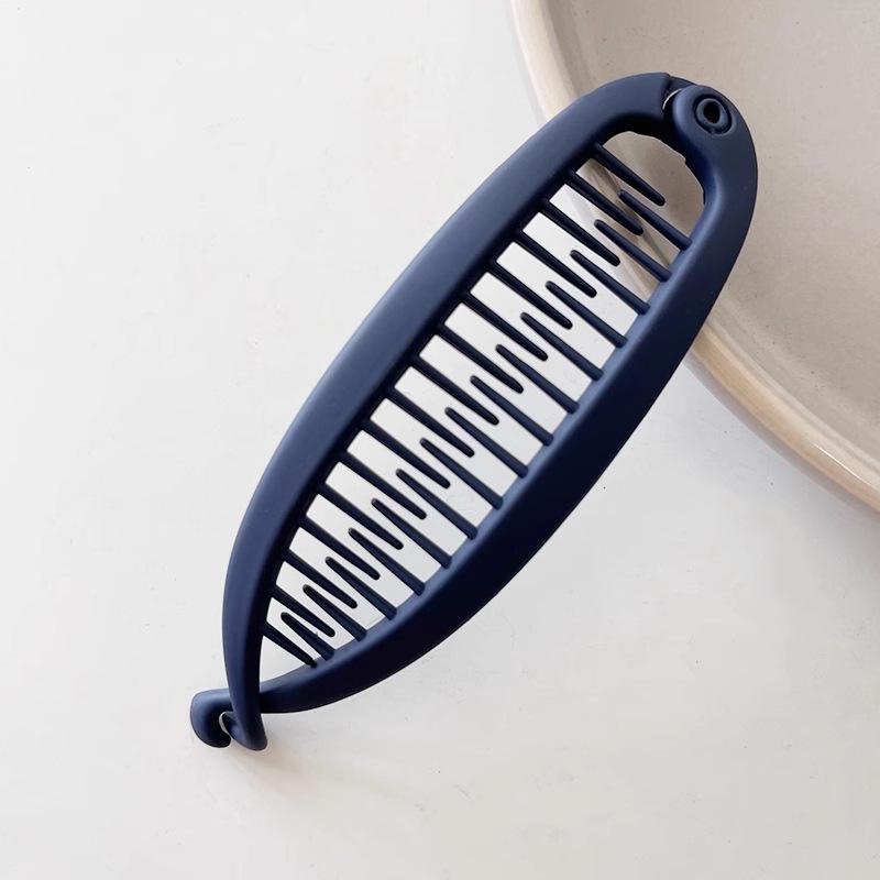 2025 Frosted Banana Hair Clip: Simple Ponytail & Updo Twist Clip for Women