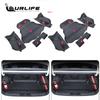 Car Styling Custom Rear Trunk Mat Leather  Auto Cargo Mats Liner Pad Carpet Accessories For Hyundai Elantra CN7