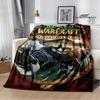 Game World of Warcraft Printed Blanket Kids Warm Flannel Soft and Comfortable Blankets Home travel blanket birthday gift