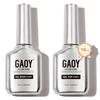 GAOY Gel Nail Top Coat and Base Large Capacity 16ml Compatible Coat, (2-Pack), No-Wipe, UV/LED