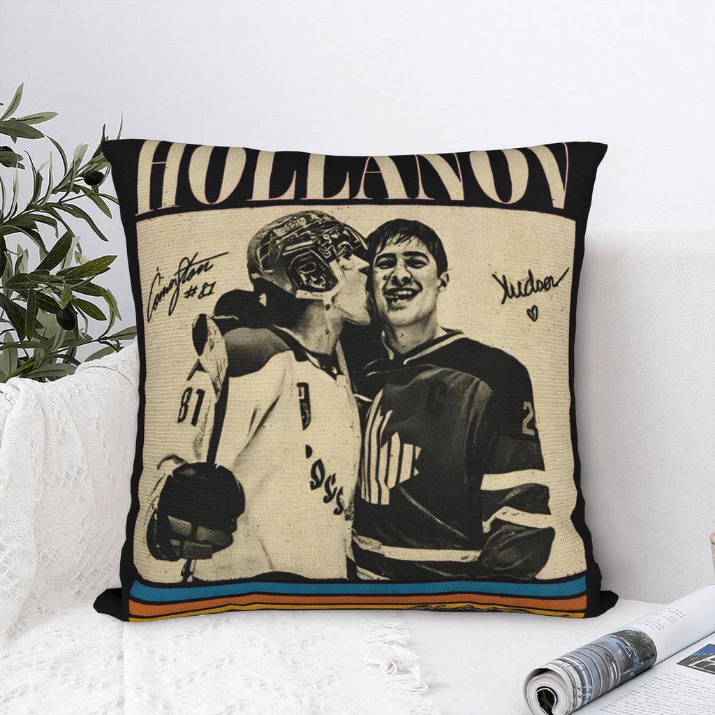 Warmes Schlafzimmer Hudson Williams Connor Storrie Rozanov Beheizte Rivalität Kissenbezüge Merch Kissenbezüge Quadratisch Multi-Größe