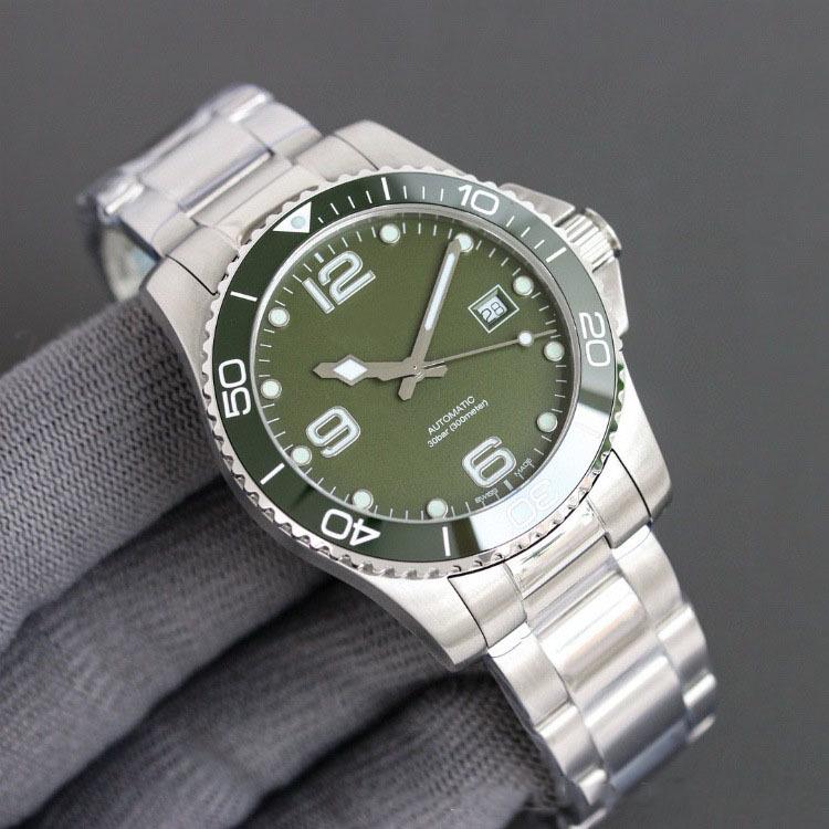 Langjia ZF Conquest Diver Herren Vollautomatische Keramik Leuchtende Wasserdichte Uhr