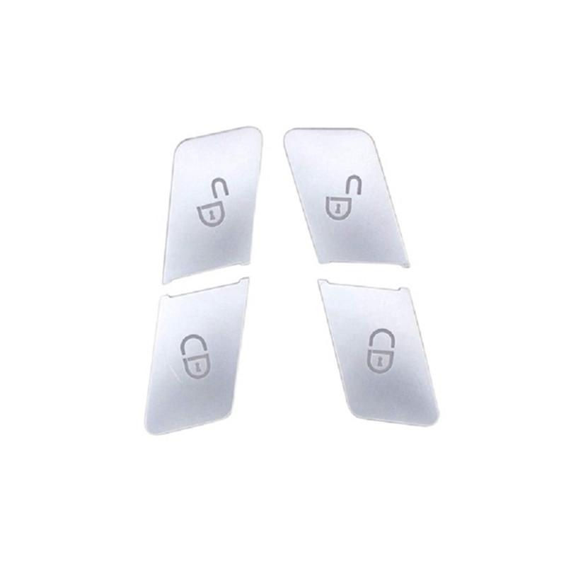 Car Interior Door Seat Memory Lock Buttons Trim Covers Stickers Fit For Mercedes Benz C E Class W204 W212 Auto