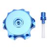 Motorcycle CNC Aluminum Gas Fuel Tank Cover Cap For 50cc 160cc Pit Dirt Motor Bike (Blue)