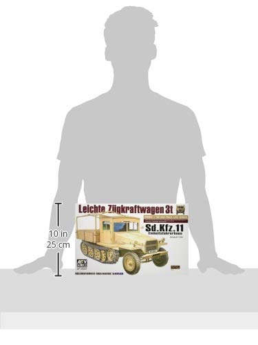 AFV Club 1/35 Sdkfz.11 3-Ton Half-Late Model Wooden Cabin Plastic Model
