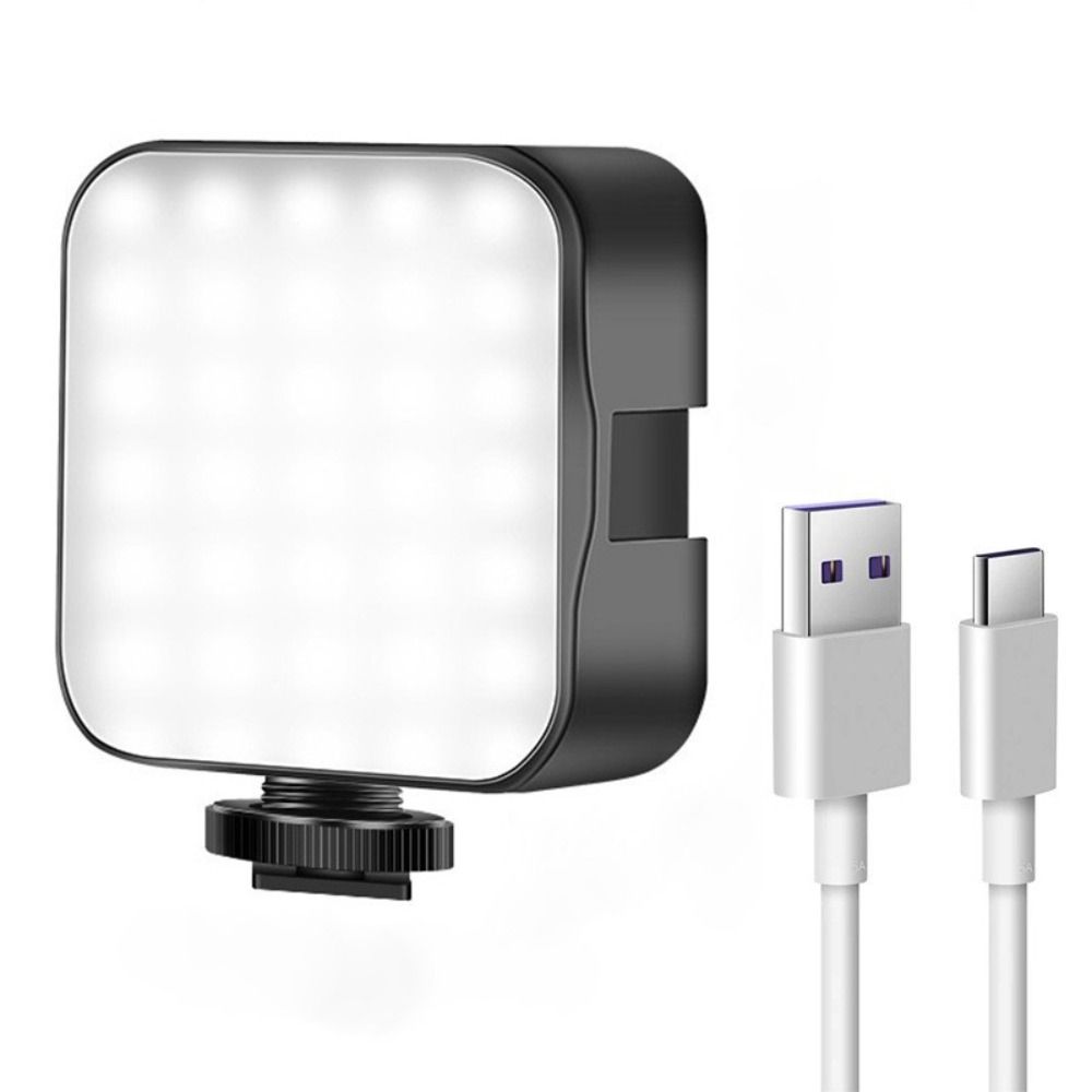 6500K Fill-in Light USB Charging Photography Lamp for Canon/Nikon/Sony Live Broadcast