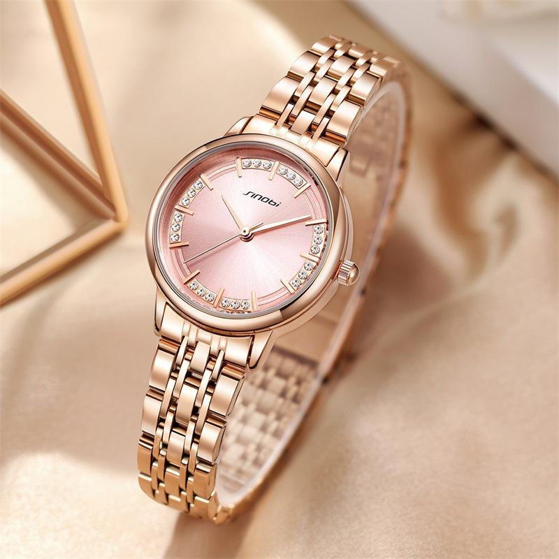 Watch Women'S Waterproof Fashion Steel Belt Women'S Watch Guangzhou Watch Niche Premium Quartz Watch Women