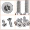 Singertop Car License Plate Bolts Anti-theft Bolts Security Bolts License Frame Screws M6 Motorcycle
