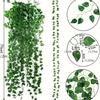 Artificial Pothos Vine Wall Hanging - Green Indoor Decoration for Living Rooms