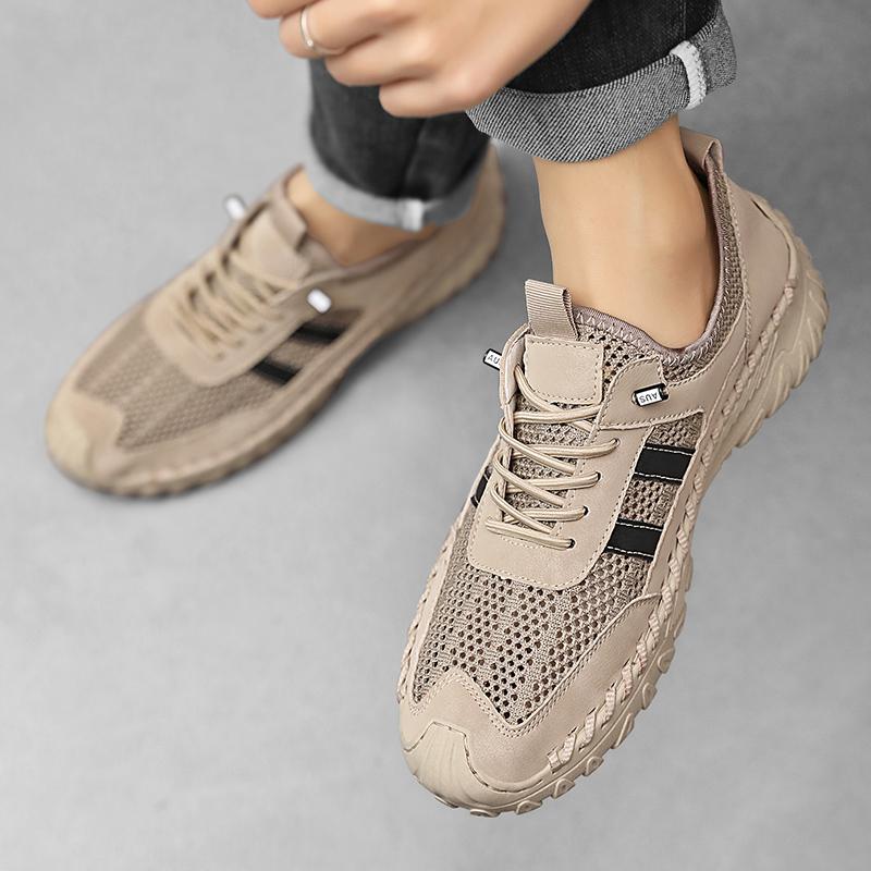 Fashion Leisure breathable comfortable mesh men's new outdoor sandals Oversized sandals Family Fitness Tennis Travel Hiking Sneakers