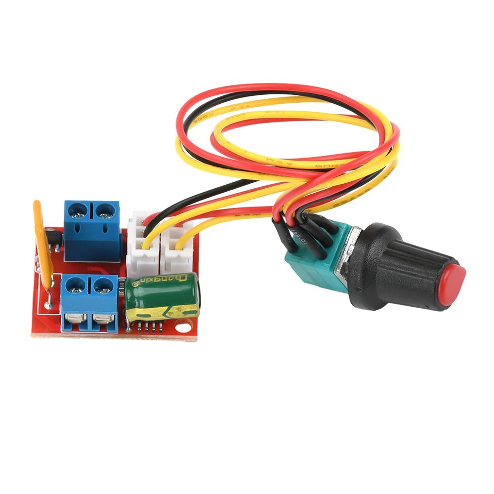 DC Motor PWM Speed Controller 3V 6V 12V 24V 35V Speed Control Switch Mini LED Dimmer Potentiometer 5A 90W