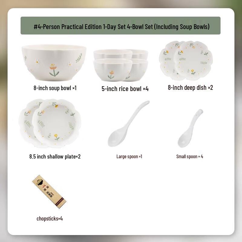 Mod Lanka Embossed Daisy Dinnerware Set