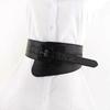 Extra Wide Women's Elastic Waistband Skirt Belt - Abdomen Shaping Leather Belt