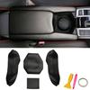 4x Car Front Center Armrest Box leather cover interior For Honda Civic 2016-