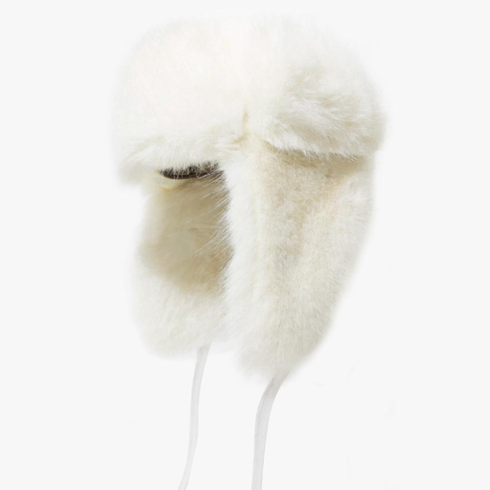 New Winter Lei Feng Hat for Women with Cold-proof and Thick Solid Color Simple and Versatile Korean Version Outdoor Skiing and Cycling Warm Hat