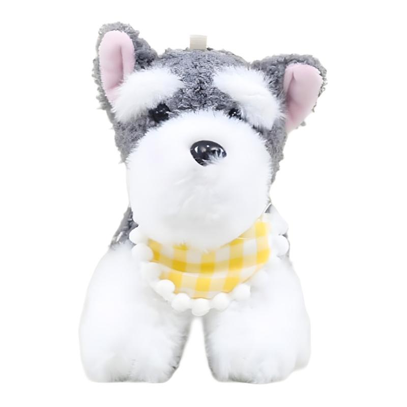 Multipurpose Schnauzer Dog Keychain Fashion Accessory for Pet Lovers and Stylish Individuals In Sturdy PP Cotton