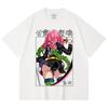 230 Gsm 100% Cotton Demon Slayer V75 Mitsuri Print Unisex Heavy Cotton T Shirt