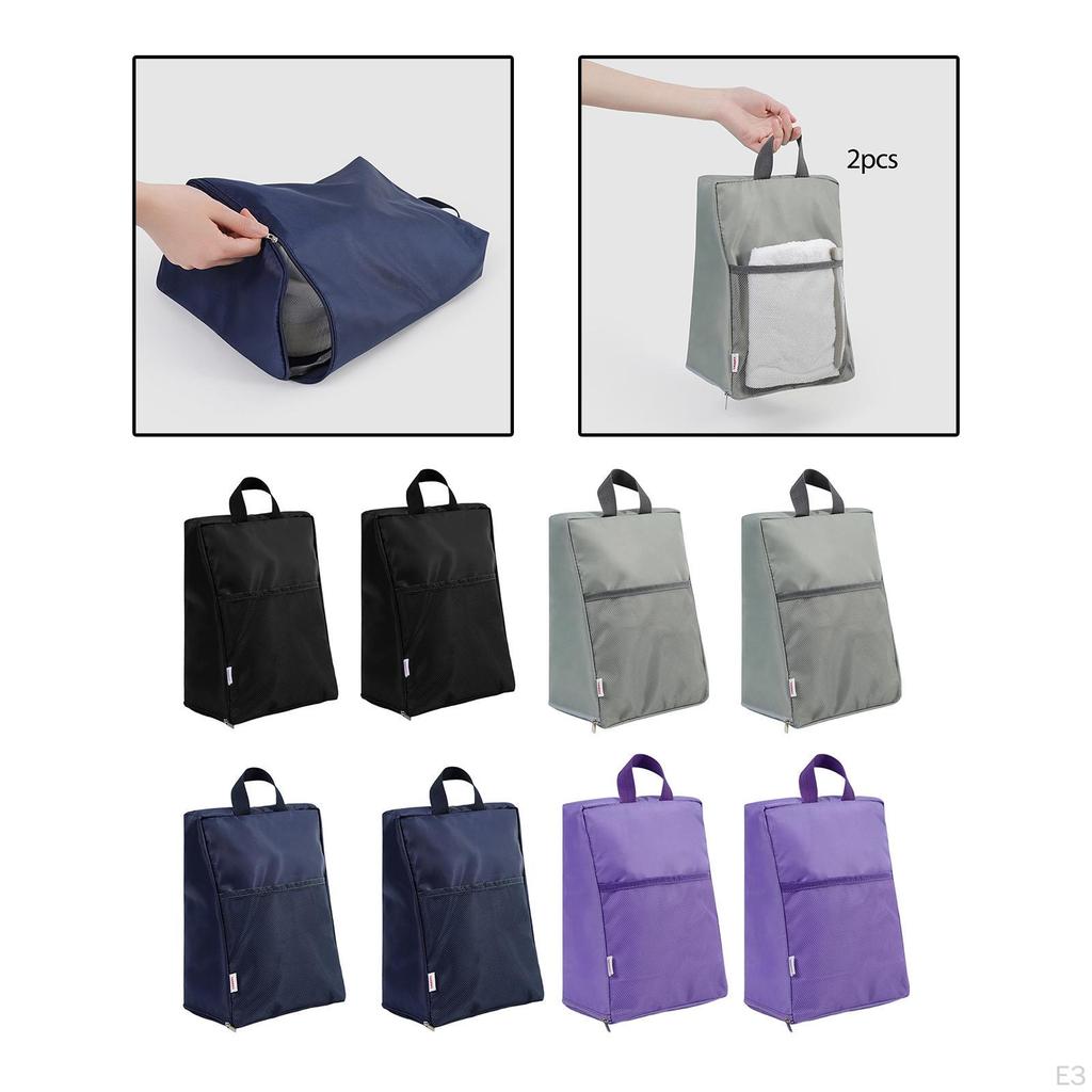 2 Laptoptaschen mit Griffen und Reißverschluss. Organizer für Fitnessstudio, Wandern, Outdoor
