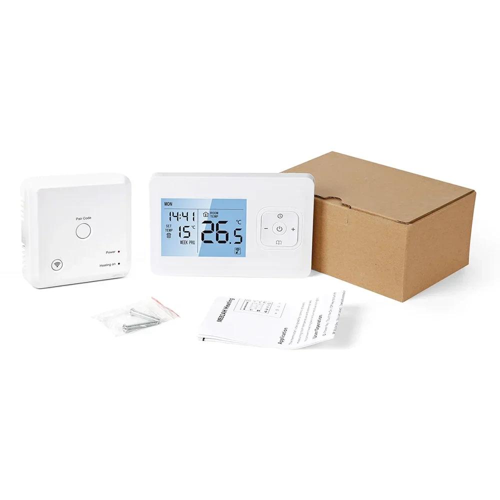 

NEW Wireless Smart Thermostat ME901 WiFi Programmable - APP/Voice Control with RF Receiver for Home Heating and Cooling Systems