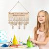 Holz Familiengeburtstags-Erinnerungskalender Tafel Wandbehang DIY Geburtstags-Tracker Plakette mit 50 Anhängern Geschenk für Mama Oma