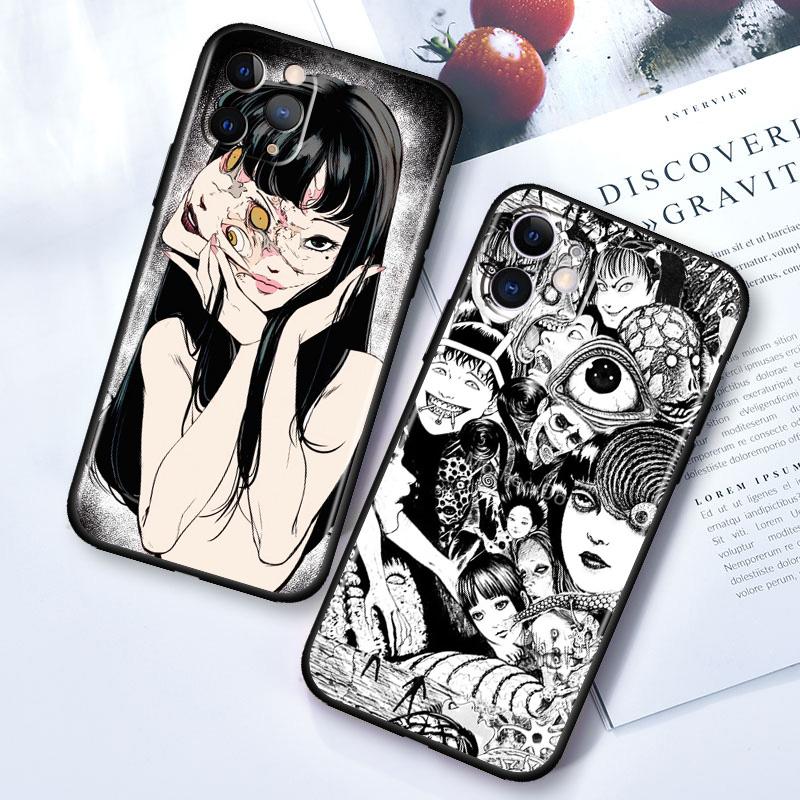 For Apple iPhone 13 12 mini 11 XS Pro Max XR 8 7 6S 6 5S 5 Plus Cover Junji Ito Tomie Soft Silicone Back Phone Case