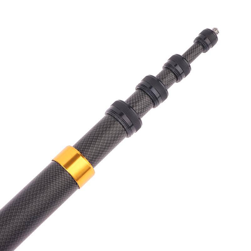 Palo Selfie Extensible Invisible de Fibra de Carbono 3M Edición Extendida para Cámara Panorámica Insta360 Cámara de Acción