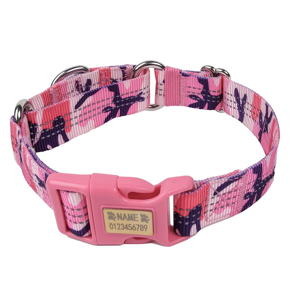 Dog Collar Reflective Anti-lost Pet Anti-explosion Collar Adjustable Medium and Large Dog Collar