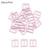 Newest 20Pcs Tri-glide Mini Buttons Metal Belt Buckle Doll Clothes Buttons Shoes Buckle For Blyth Doll Bags Clothing Accessory