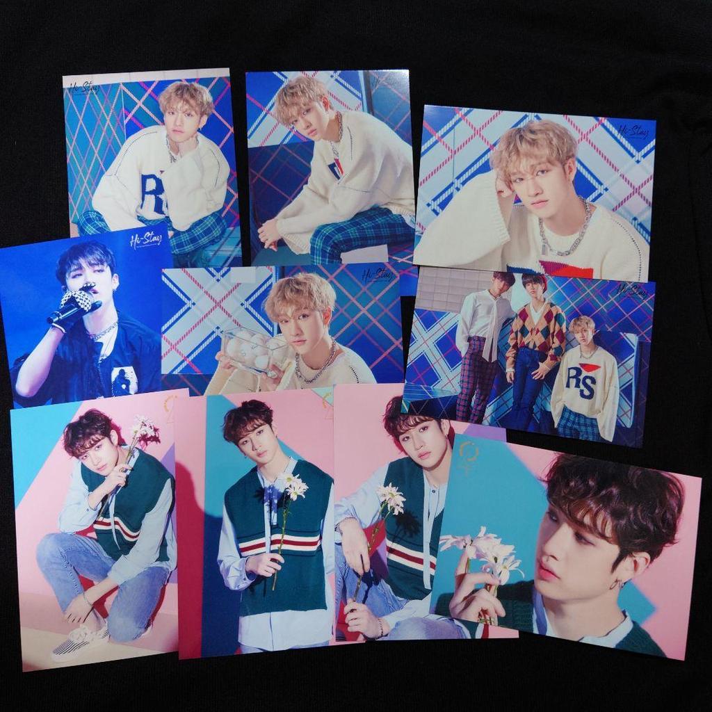 [USED] straykids Hi-STAY unlock runtray bangchan 10 sheets