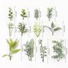 10Pcs Artificial Plants Leaf Wedding Party Home Decor Accessories Diy Cake Candy Box Garland Christmas Decorative Flowers Wreath