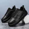 The New Four Seasons for Explosive Classic Leather Casual Shoes Board Shoes Thick Sole