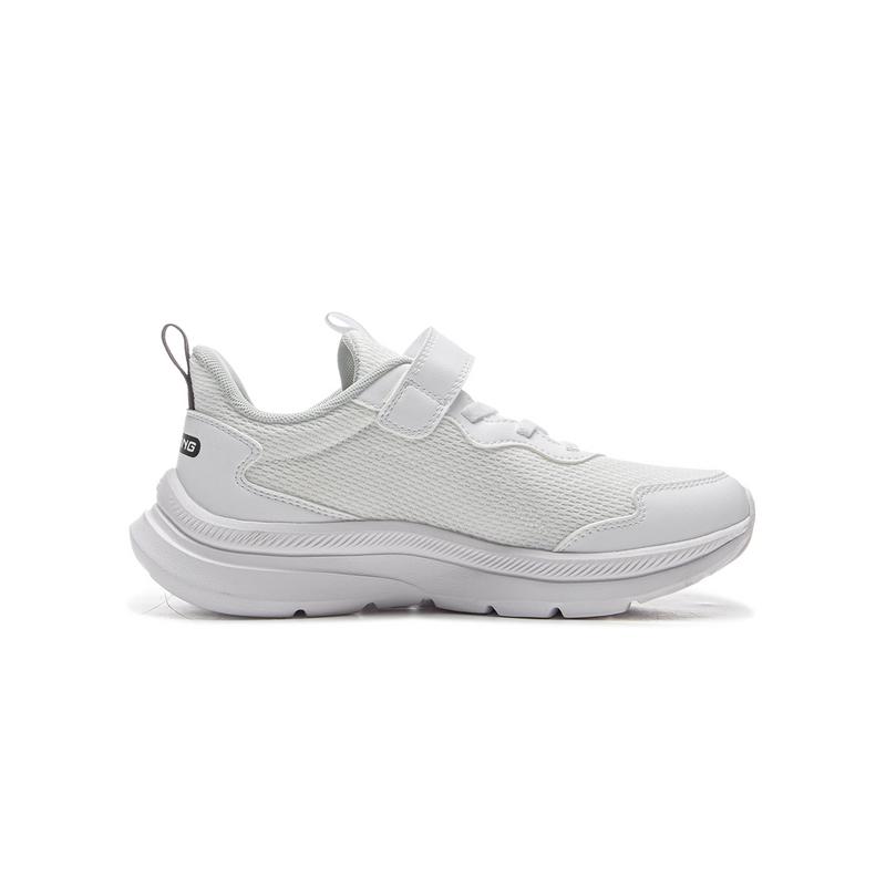 Li Ning Kids Versatile Comfortable Physical Test Wear Durable Low-Top Running Shoes Men Running Shoes White YKFU112-5