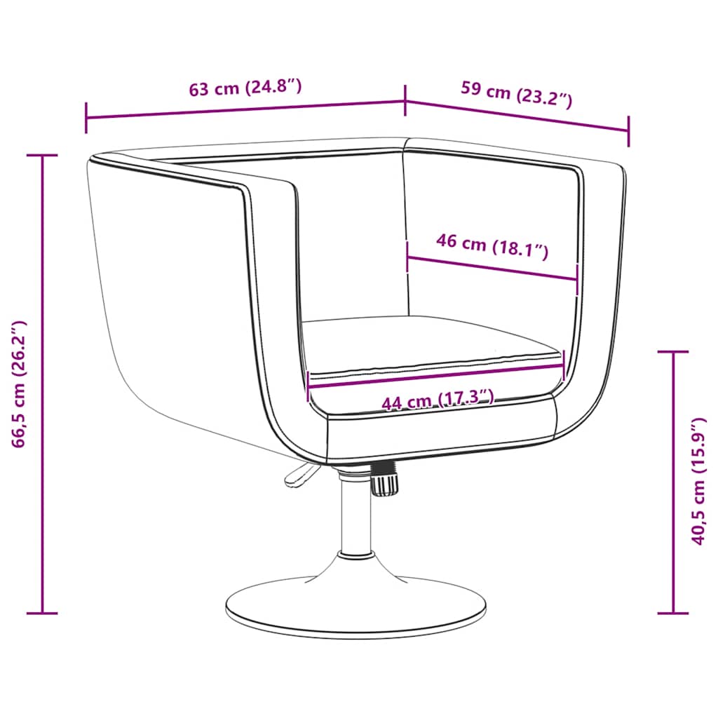 Bar Stool Black Artificial Leather