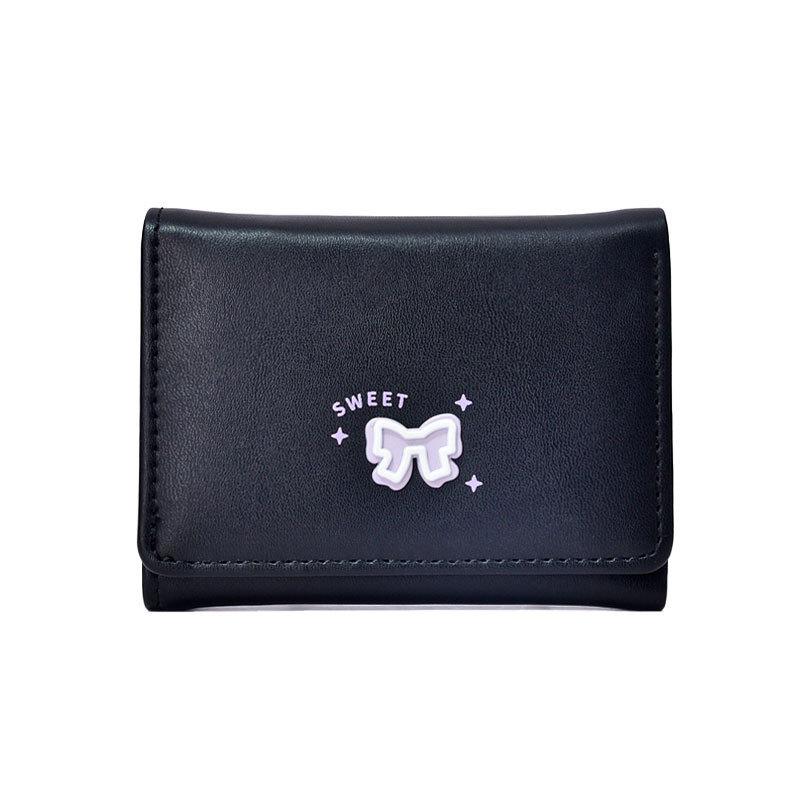 2025 New Women's Wallet Women's High-end Short Student Card Bag Ins Wallet Change Bag