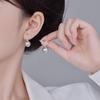 Earrings Niche Design Micro-Inlaid Zircon High-End Sense Super Flash Versatile Temperament Small Fragrant Style Earrings