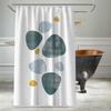 Bathroom Thickened Waterproof Curtain Mildew Proof Shower Curtain Shower Partition Curtain Shower Curtain Bathroom Curtain Free Perforation