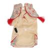 Hunde Tang Anzug Chinesischer Stil Baumwolle Hunde Cheongsam Satin Kleidung für Hund Haustier Welpe Katze
