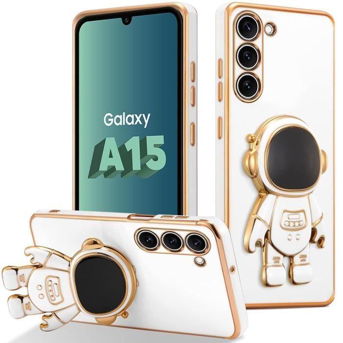 Coque - Samsung - Galaxy A15 - Antichoc - Support Ajustable - Astronaute 3D