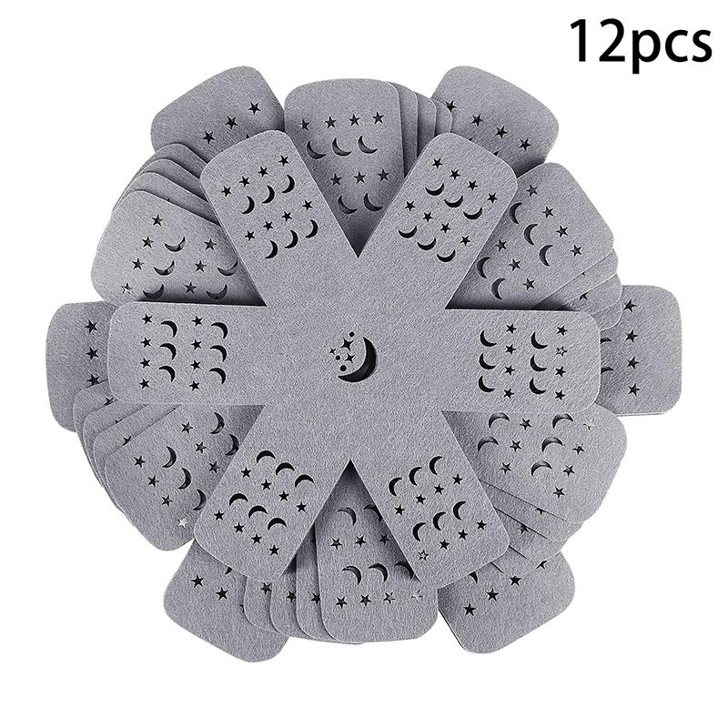 Topfschützer 12 zum Stapeln, Topf- und Topfunterteiler, 4 verschiedene Größen zur Vermeidung von Kratzern Kochgeschirr-Schützer