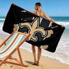New Orleans Saints2 Print Beach Towel, Large Soft Quick Dry Towel for Beach Camping Swimming
