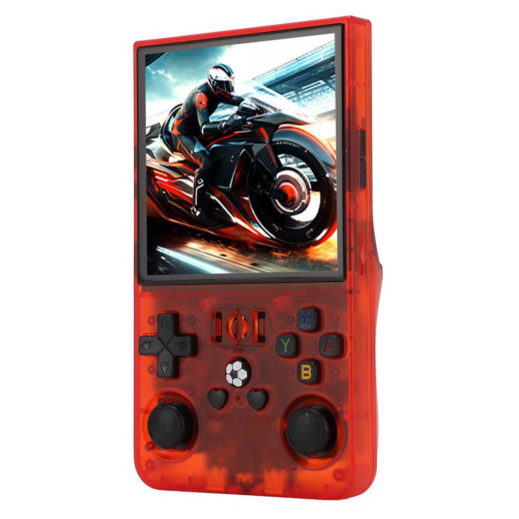 R36MAX Handheld-Spielkonsole 4 Zoll IPS-Bildschirm 720x720 Open Source Game Player 4000mAh Akku