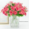 10-Head Artificial Carnation Bouquet for Mother's Day or Teacher's Day - Ideal for Home, Restaurant, and Bar Decorations