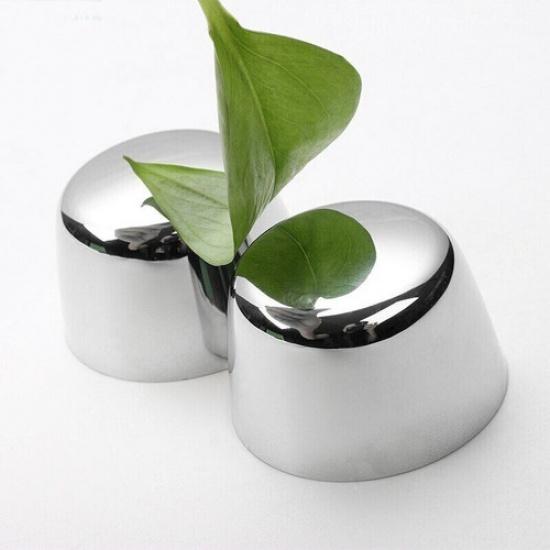 2pcs Engine Hood Rubber Head Decor Cover Trim for Jeep Wrangler 2007-2017 Chrome