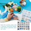 Florals Felting Starter Set Featuring Natural Linen And Practical Tool For New Craft