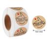 500pc Round Stickers Thank You Kraft Stickers 1 inch Wedding Pretty Gift Cards Envelope Sealing Label Stickers Stationery