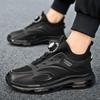 Drehknopf Herrenschuhe Herbst und Winter atmungsaktiv Junior High School Schüler Popcornsohle Laufen Stoßdämpfung Freizeit Mesh Sport