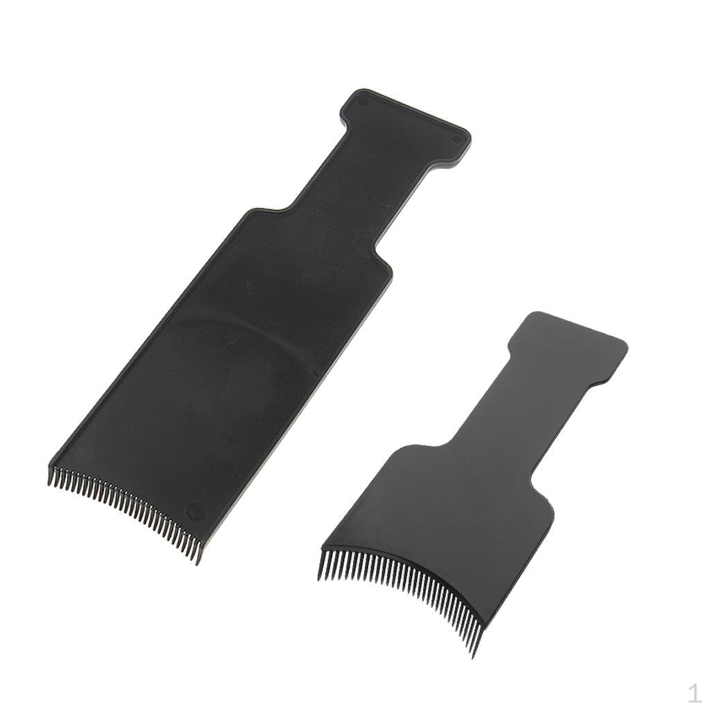 Hair Salon Dyeing Comb Coloring Brush Dye DIY Tint Board Plate